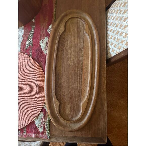 Vintage Other - VTG Mid Century Danish Teak Dansk International Designs Charcuterie Tray Board